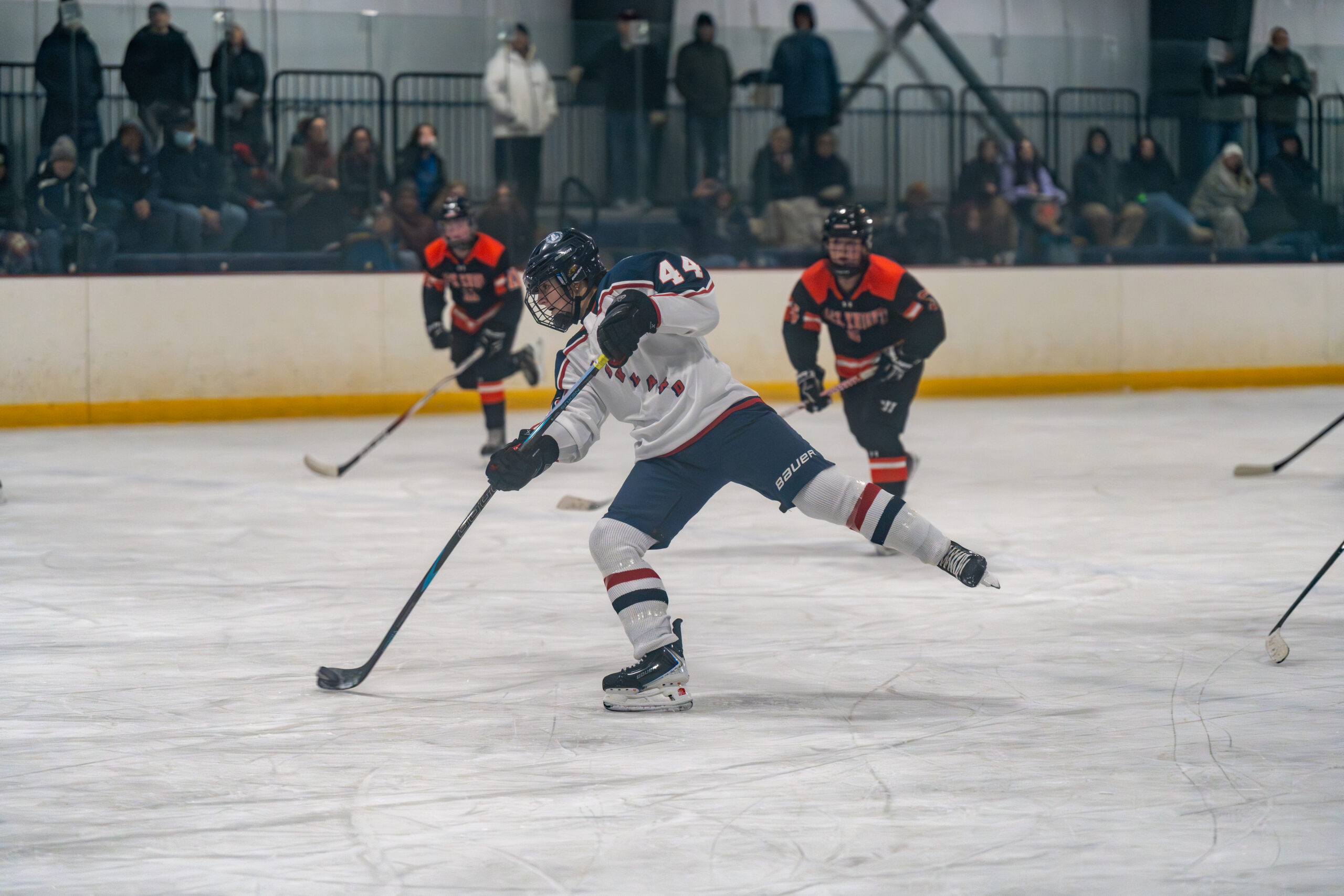 Ice hockey player in action during a game